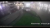 AUTOMOBIL UDARIO U FONTANU NA SLAVIJI: Incident kod vodoskoka na najvećem kružnom toku u Beogradu