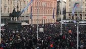 ГРАЂАНИ НИСУ ПОКУСНИ КУНИЋИ: У Загребу протест против измена Закона о заразним болестима