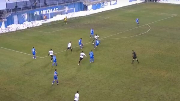 ГОЛЧИНА ЦРНО-БЕЛИХ: Квинси Мениг ће дуго памтити свој други погодак против Металца (ВИДЕО)