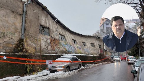RUŠE BIVŠU FABRIKU IMPA: Zid napuštenog objekta u Milana Uzelca biće uklonjen narednih dana