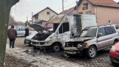 ИЗГОРЕО КОМБИ: Пожар на паркингу у Крушевцу