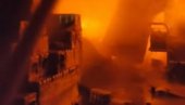 ЈЕЗИВИ СНИМАК ПОЖАРА У ХИПЕРМАРКЕТУ: Погледајте ватрену стихију с којом су се борили храбри ватрогасци (ВИДЕО)