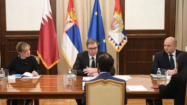 ПРЕДСЕДНИК НА ВАЖНОМ САСТАНКУ: Вучић разговарао са амбасадором државе Катар