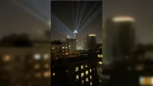 SPEKTAKL U BEOGRADU: Ovako će sijati lasersko svetlo u novogodišnjoj noći (VIDEO)