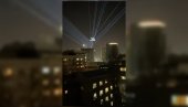 СПЕКТАКЛ У БЕОГРАДУ: Овако ће сијати ласерско светло у новогодишњој ноћи (ВИДЕО)