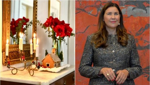 ДУПЛО СЛАВЉЕ: Шведска амбасадорка Аника Бен Давид украсила резиденцију