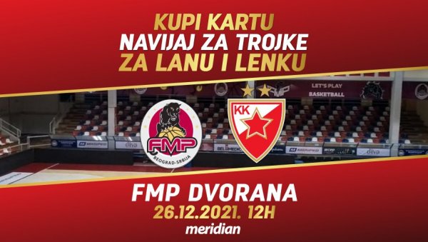 МЕРИДИАН И ФМП ЗА ЛАНУ И ЛЕНКУ – Купи карту, навијај за тројке и буди хуман