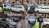 USPOREN SAOBRAĆAJ KROZ DEČANSKU: Direktan sudar dva automobila, na sreću nema povređenih (FOTO)