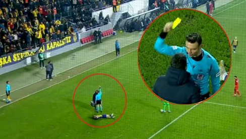 SVET GLEDA U ČUDU: Sudija pokazao žuti karton doktoru, nije mu dao da pregleda fudbalera (VIDEO)