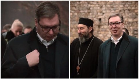 VUČIĆ OBJAVIO SNIMAK IZ SOPOĆANA: Čuvar našeg duhovnog blaga – Država će pomoći i pružiti podršku manastiru i monaštvu (VIDEO)