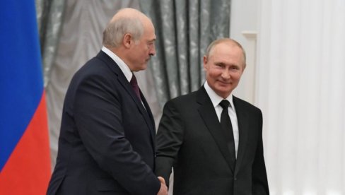 ПУТИН ЧЕСТИТАО ПРАЗНИК ЛУКАШЕНКУ: Русије и Белорусија ће наставити да јачају везе