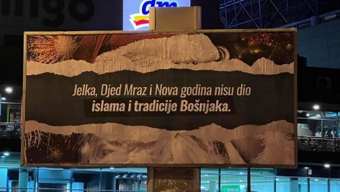 APSURDNO DA NEKOME SMETA DOČEK NOVE GODINE: Zbog spornog bilborda reagovao i gradonačelnik Zenice (FOTO)