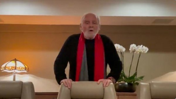 ДОБРО ЈУТРО СВЕТЕ, ЛЕПО ЈЕ БИТИ ЖИВ! Ентони Хопкинс прославио 84. рођендан (ВИДЕО)