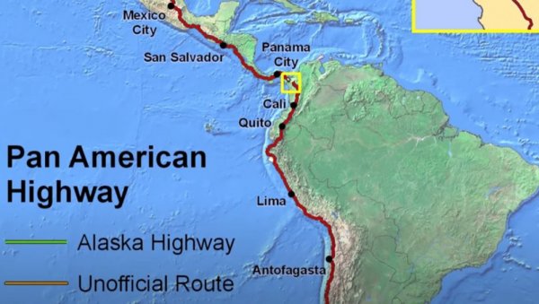 ТРЕБА ВАМ ШЕСТ ДО ОСАМНАЕСТ МЕСЕЦИ ДА ГА ПРЕЂЕТЕ: Панамерички ауто-пут права је авантура само за храбре - најдужи на свету! (ВИДЕО)