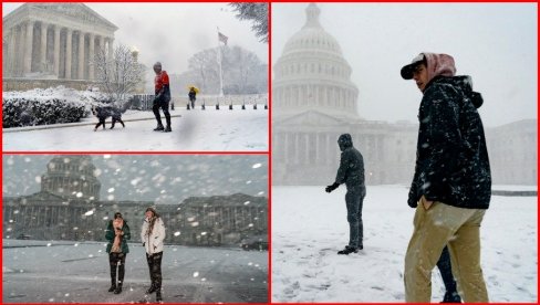 ПОЛА МИЛИОНА ЉУДИ БЕЗ СТРУЈЕ: Велика снежна олуја у САД направила хаос (ФОТО)