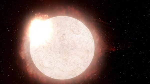 СМРТ ЦРВЕНОГ ЏИНА: Огромна звезда експлодирала у тренутку док су је научници посматрали (ВИДЕО)