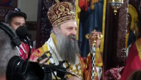 ПАТРИЈАРХ ПОРФИРИЈЕ: Свети Сава утемељио систем вредности српског народа