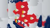 СКАНДАЛОЗАН ПОТЕЗ: Компанија МОЛ објавила мапу на коме је Косово и Метохија отцепљено од Србије