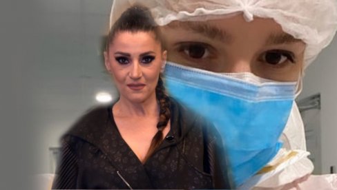 MOLI SE ZA MIRNO VEČE: Ćerka Mire Škorić u kovid bolnici u Batajnici (FOTO)