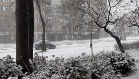 ZABELEO SE I NOVI SAD: Sneg pada od jutros (FOTO)