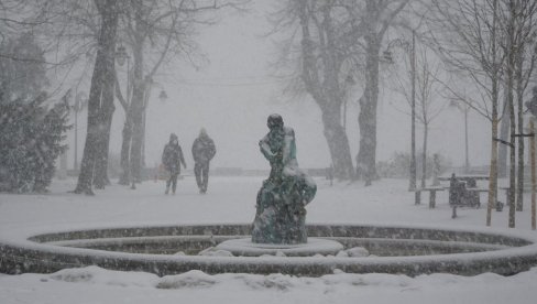 NOVO UPOZORENJE RHMZ: Za vikend sneg, u pojedinim mestima i do 20 centimetara belog pokrivača