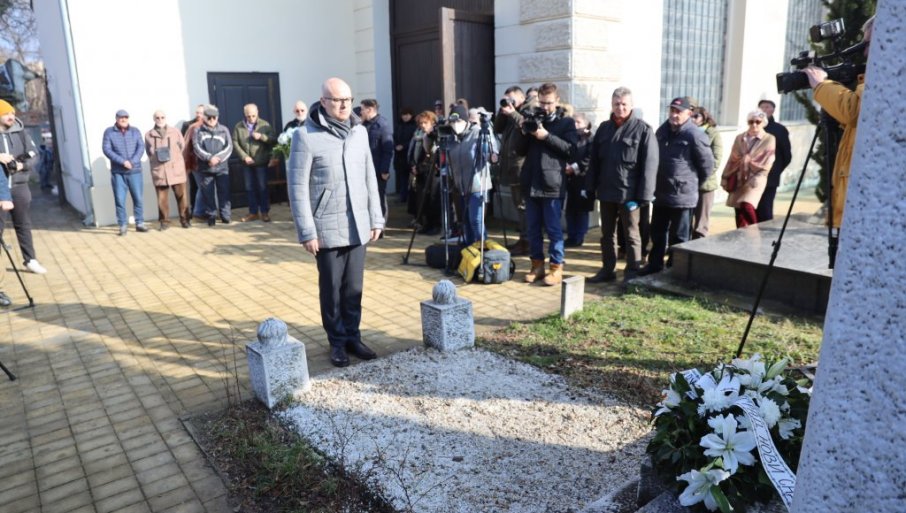 Slika broj 779899. DA SE NIKADA NE PONOVI: Obeležen međunarodni dan sećanja na žrtve Holokausta u Novom Sadu