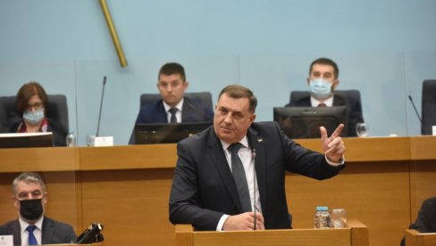 ŠTITIM INTERESE SRPSKE: Dodik se obratio poslanicima u parlamentu