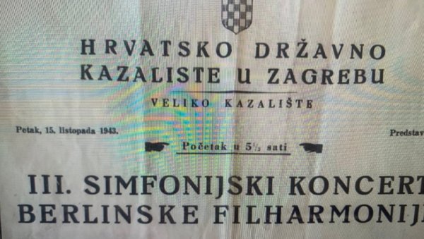 ПОВАМПИРЕНО УСТАШТВО: Нови скандал у Хрватској - гостовање Берлинске филхармоније најављују плакатом из НДХ!