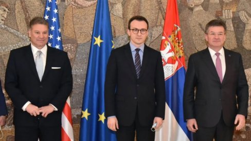 PETKOVIĆ POSLE SUSRETA SA ESKOBAROM I LAJČAKOM: Beograd čvrsto opredeljen za nastavak dijaloga
