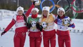 НИШТА ИМ НЕ МОГУ: Женској руској штафети злато у скијашком трчању