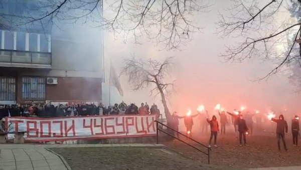 ЗВЕЗДАШИ КРЕНУЛИ НА МАРАКАНУ: Црвено-бели запалили Београд (ВИДЕО)