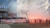 ZVEZDAŠI KRENULI NA MARAKANU: Crveno-beli zapalili Beograd (VIDEO)