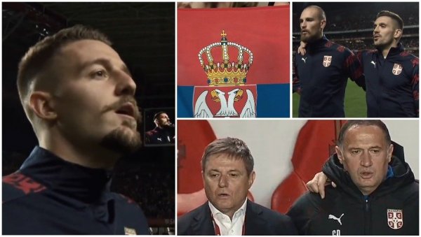 КАД ОРЛОВИ ЗАГРМЕ: Фудбалери Србије и честитка за Дан државности (ВИДЕО)