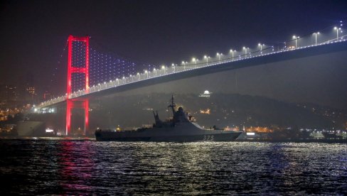ERDOGAN ISPRATIO SVOG MORSKOG GIGANTA: Najveći ratni brod Turske krenuo put Crnog mora