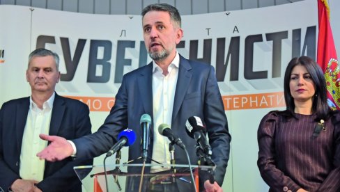 СУВЕРЕНИСТИ ПРЕДАЛИ ИЗБОРНУ ЛИСТУ: Коалиција донела потписе за београдске и парламентарне изборе (ФОТО)