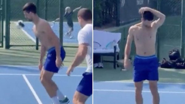 ЂОКОВИЋ УЖИВА ЗА СВЕ ПАРЕ: Освануо први Новаков снимак из Дубаија (ВИДЕО)