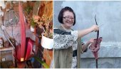 CVET LEŠ PROCVETAO U JAGODINI: Zorica Milosavljević u podrumu svoje kuće uzgojila svetsku cvetnu atrakciju