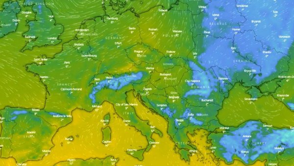 ДУГОРОЧНА ПРОГНОЗА ЗА ЦЕЛУ ЕВРОПУ: Стижу јаке олује и мраз, Србију чека неповољно време