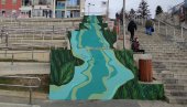 OPOMENA DA (SA)ČUVAMO REKE: U Kraljevu oslikan jedinstven kaskadni mural