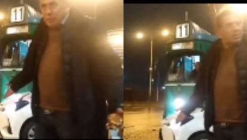OTKUD TRAMVAJ NA ŠINAMA? Reakcija učesnika sudara automobila i tramvaja na Sajmu nasmejaće vas do suza (VIDEO)
