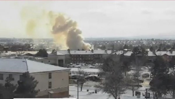 СТРАШНА ЕКСПЛОЗИЈА И ПОЖАР У КОЛОРАДУ: Евакуисане четири стамбене зграде (ВИДЕО)