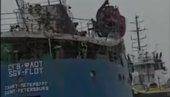 POGLEDAJTE, FSB OBJAVIO SNIMAK POGOĐENIH RUSKIH BRODOVA: Ukrajinska vojska raketirala ruske civilne brodove u Azovskom moru