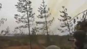 ПОГЛЕДАЈТЕ КАКО ГРМЕ РУСКЕ РАКЕТЕ: Снимак са прве линије фронта у Украјини (ВИДЕО)