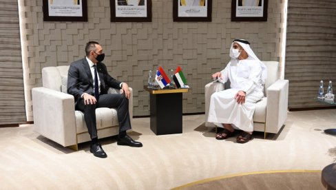 VULIN U UAE: Odnosi dve zemlje se intenzivno razvijaju