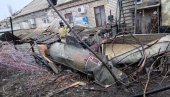 ОБОРЕНА ТОЧКА-У: Делови ракете пали на четврт мајекевке у ДНР