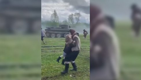 PODMETNULI LAŽNE SNIMKE: Tvrde da ruski vojnici obaraju civile, a u pitanju je snimanje dokumentarnog filma (VIDEO)