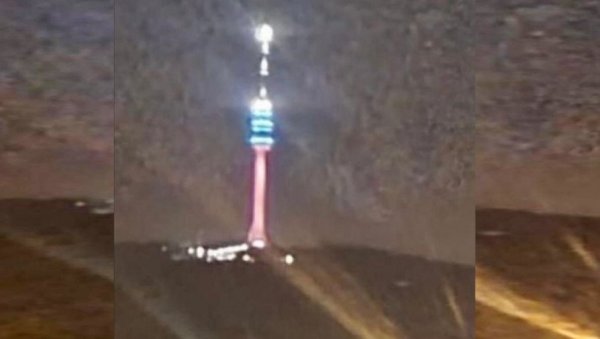 ANOTHER LIE AGAINST SERBIA: Information about the Aval Tower in the colors of the Russian flag has appeared, here is the truth (PHOTO)