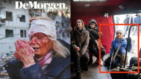 ЛАЖНЕ ВЕСТИ У СВЕТСКИМ МЕДИЈИМА: Жена која је наводно повређена у Украјини након неколико дана позирала са оружјем (ФОТО)