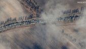 NAJNOVIJI SATELITSKI SNIMCI RUSKOG NAPREDOVANJA: Putinovi tenkovi na 65 km od Kijeva