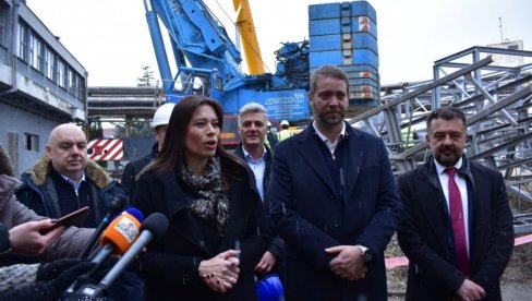 ВУЈОВИЋЕВА: Реконструкција топлане једна од највећих зелених инвестиција у Крагујевцу